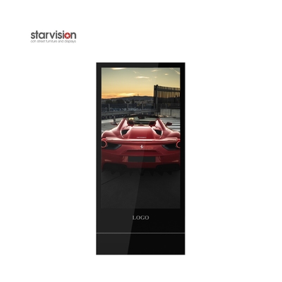 86Inch 500cd/m2  Touch Screen Totem Airport Digital Signage Free Standing