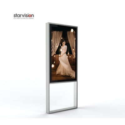 P3mm SMD1921 Advertising LED Digital Display Totem Free Standing Type